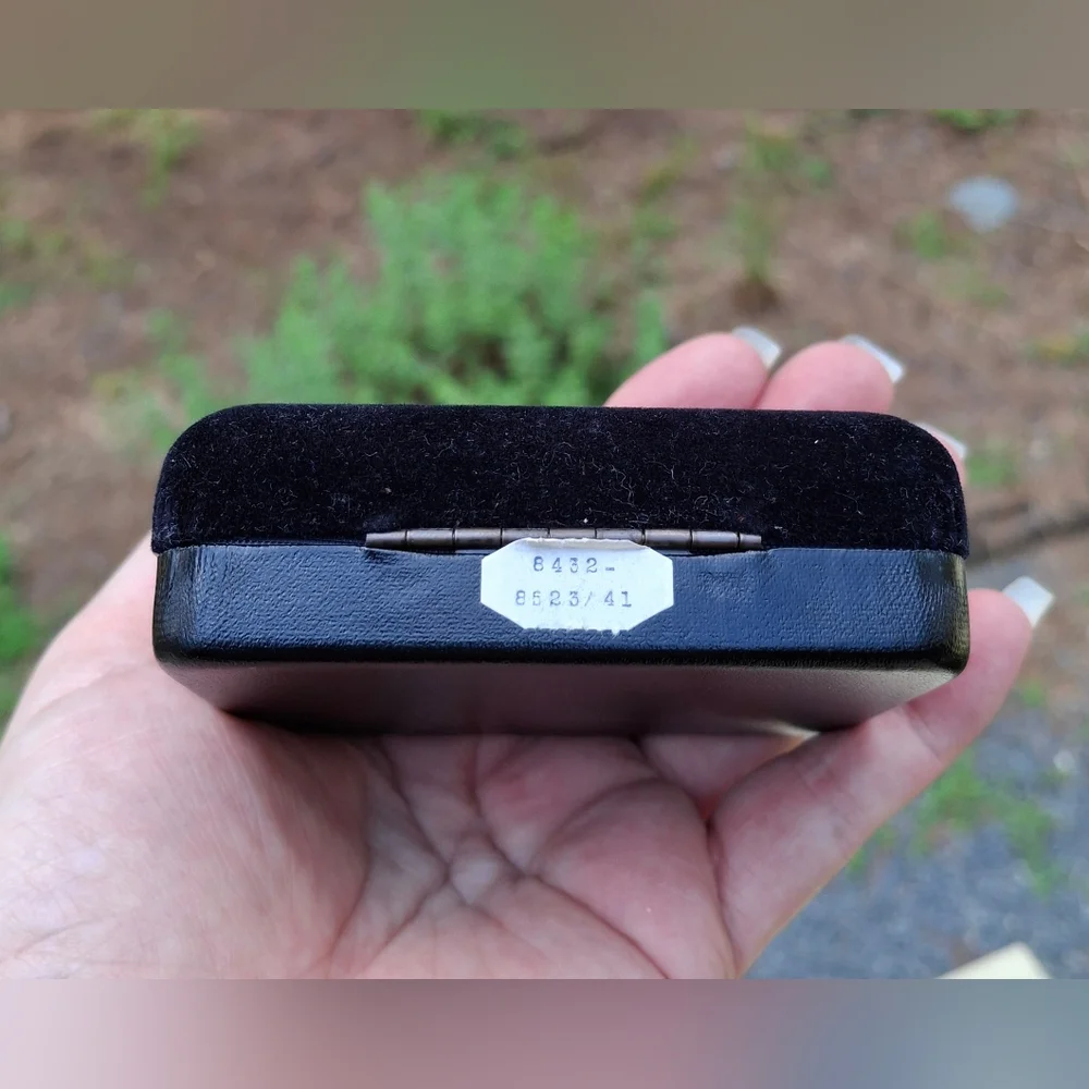 Rare Vintage Pierre Cardin Granite Cube & Silver Tone Cufflinks